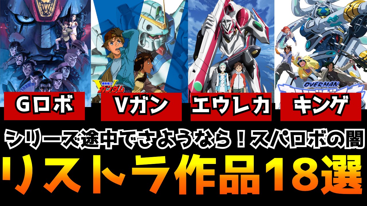 スパロボの闇 シリーズ途中でリストラされてしまったスパロボ参戦作品18選 スパロボ道